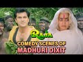 Best comedy scenes of Madhuri Dixit from Movie - Raja | Sanjay Kapoor | Superhit Comedy Movie
