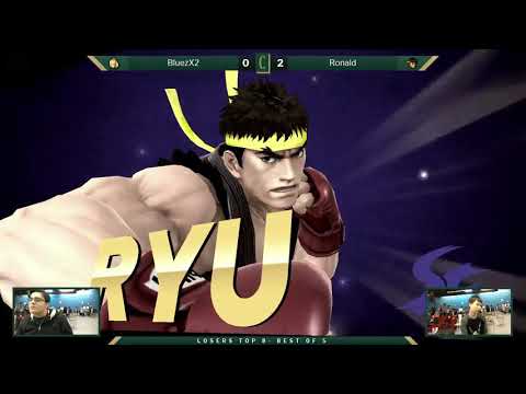 Chronicles Origins Losers Top 8 - BluezX2 (Zero Suit Samus) vs Ronald (Ryu)