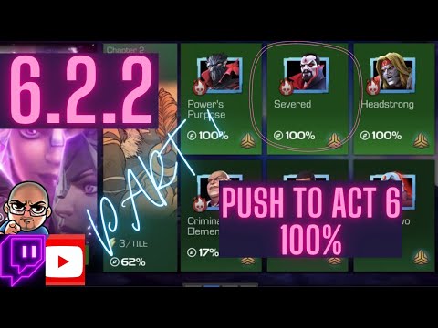 6.2.2 Sinister Boss 100% exploration- Act 6 100% Part 1- Marvel Contest of Champions- MCOC