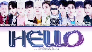 Download lagu [Karaoke] TREASURE (트레저) 'HELLO' (Color Coded Eng/Han/Rom/가사) (11 Members) mp3