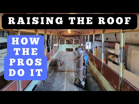 How a PRO SKOOLIE SHOP RASIES THE ROOF (Skoolie Conversion Guide #4)