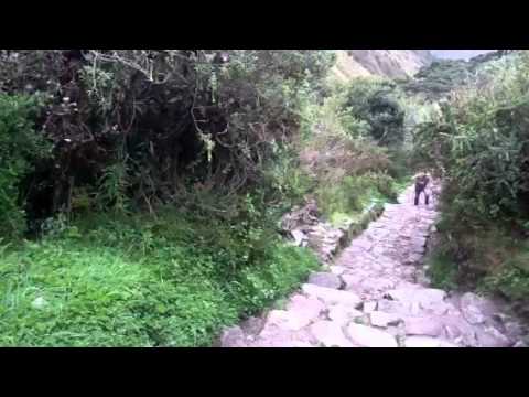 Waterfall on the Inca Trail - Alpaca Expeditions