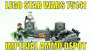 YouTube thumbnail: LEGO STAR WARS 75141 ALTERNATIVE BUILD IMPERIAL AMMO DEPOT