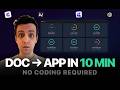 I Turned My Doc Into An App In Under 10 Minutes I M A Non Dev