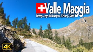 Valle Maggia, Switzerland 🇨🇭 Driving from Locarno to Lago del Narèt – Scenic Drive Switzerland!