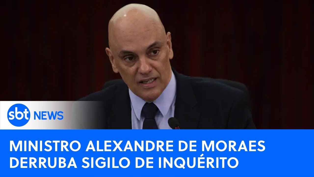 SBT News: Moraes retira sigilo do inquérito do plano de golpe e envia à PGR
