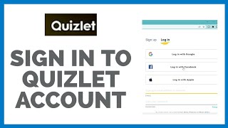 How To Access Into Quizlet Account Memorize Flashcards And study Sets.