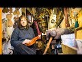 Luthier Lazzara Violin Maker In A Tiny And Unique Lutherie Shop