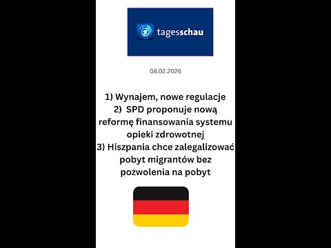 Niemiecki dziennik telewizyjny Tagesschau 8 lutego