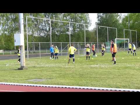 laatste training op de basvelden