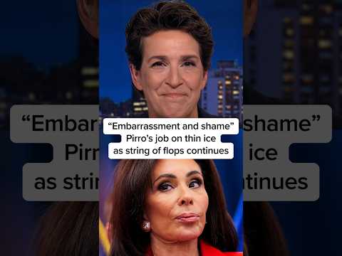 'Embarrassment and shame': Pirro's job on thin ice as string of flops continues