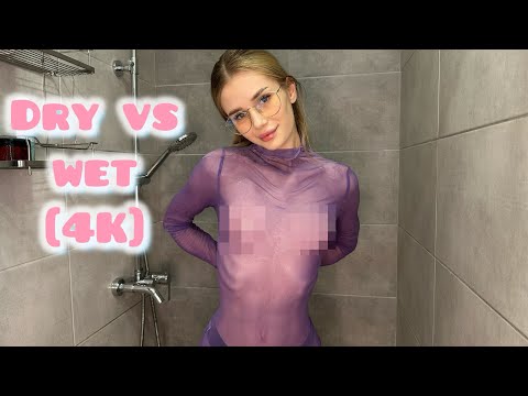 2024 Wet vs Dry Transparent Clothing. Try On Haul