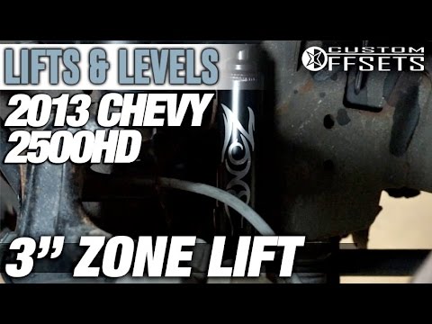 Lifts & Levels: 2013 Chevy 2500HD 3\" Zone Lift