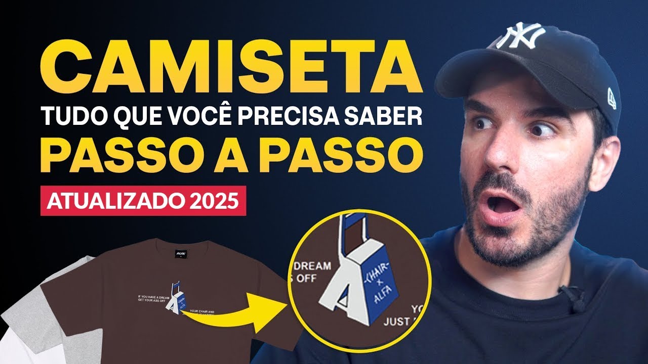 COMO FAZER CAMISETAS DE QUALIDADE (PASSO A PASSO) TECIDO, ESTAMPA E ETIQUETA