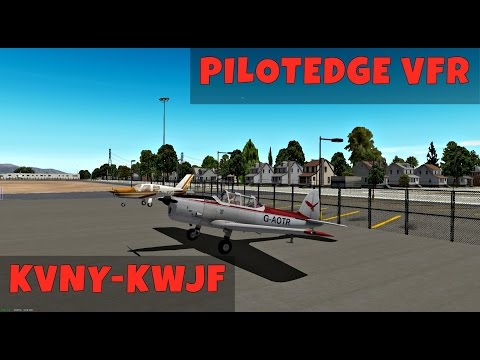 KVNY - KWJF VFR DHC1 [X-Plane, Pilotedge]