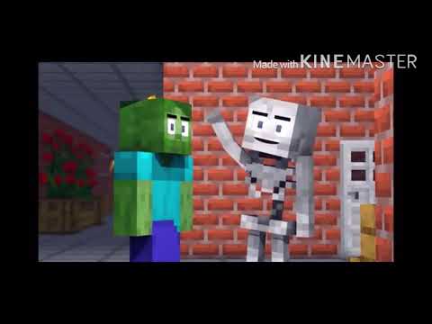 Monster school - cartoon cat - siren head - Minecraft - animation