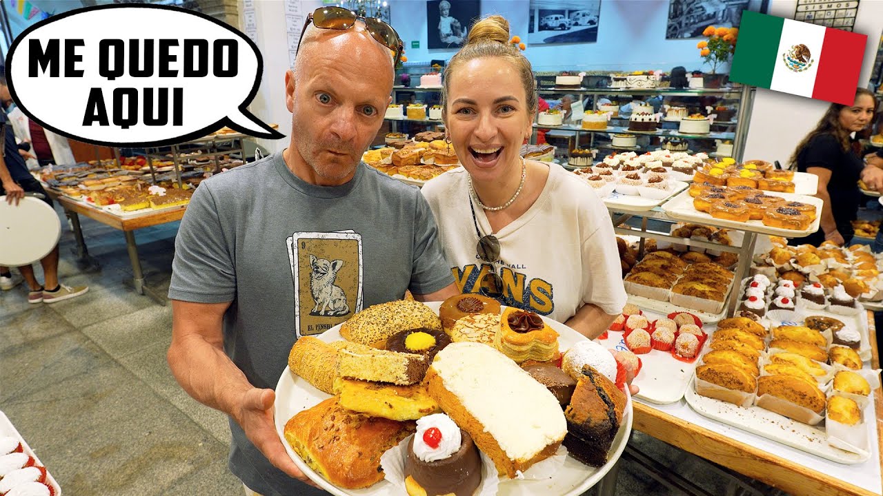 😱 PAPÁ RUSO PROBANDO PAN DULCE MEXICANO por PRIMERA VEZ y SE QUEDA SIN PALABRAS 🇲🇽