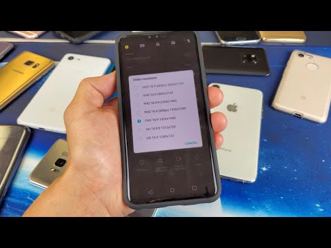 LG V40: How to Change Video Resolution on Front & Rear Camera (4k, 1080p HD, 720p, etc)