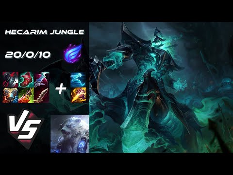 JUNGLE Hecarim vs Volibear - NA Grandmaster Patch 14.13