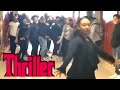 Teacher teaches students to dance "Thriller" - Michael Jackson