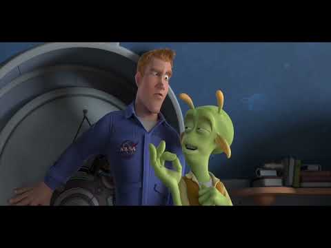 Planet 51 - Skiff and Eckle meet Chuck + Chuck mind-controls soldiers