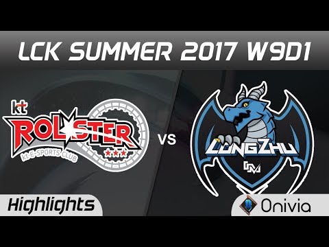 KT vs LZ Highlights Game 1 LCK SUMMER 2017 KT Rolster vs Longzhu by Onivia
