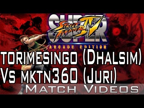 torimesingo (Dhalsim) Vs mktn360 (Juri) SSF4 AE 2012 Match Video 1080p HD Super Street Fighter 4