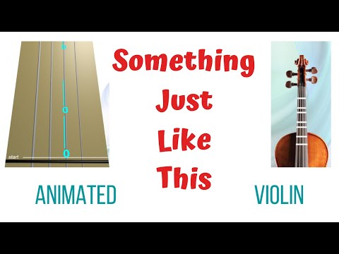 SOMETHING JUST LIKE THIS ✨ by The Chainsmokers & Coldplay — LIVE Violin Cover | Animated Violin