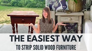 The EASIEST Way to Strip Wood! | How to Modernize Antique Furniture