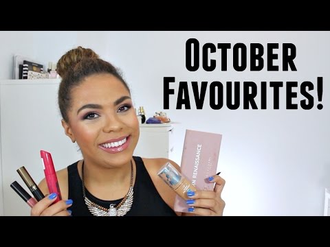 October Beauty Favorites! | samantha jane Video