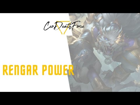 LEAGUE OF LEGENDS SEASON 11: Rengar Power BEFORE REWORK