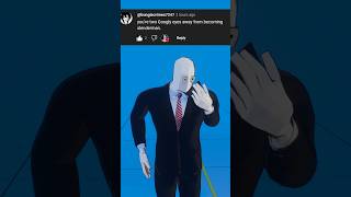 you are two googly eyes away from becoming a slenderman #animation #blender #sketch #creepypasta