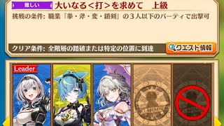 【白猫】斧白銀ノエルと愉快な仲間たち　武器練磨の塔〈破〉〈打〉の段上級　リバイバル妖夢