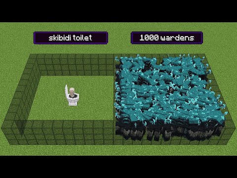 skibidi toilet vs 1000 wardens