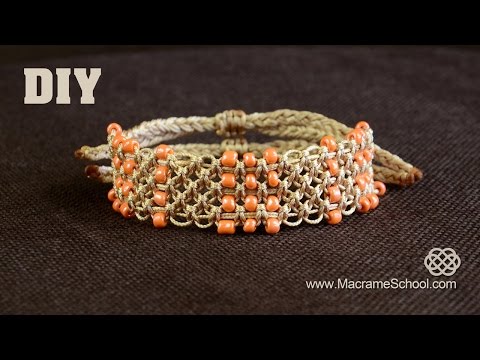 Spiral Macrame Patterns DIY Macrame Spiral Bracelets