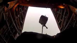 AIRDROP OVER THE OCEAN!  Awesome USN & USAF teamwork!