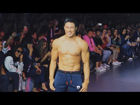 Brazilian Gymnast Hunk ARTHUR NORY ramps in the Philippines at the Bench Fashion Week!