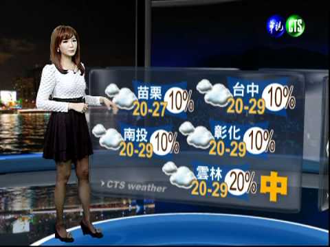 2012.03.17 華視晚間氣象 邱薇而主播