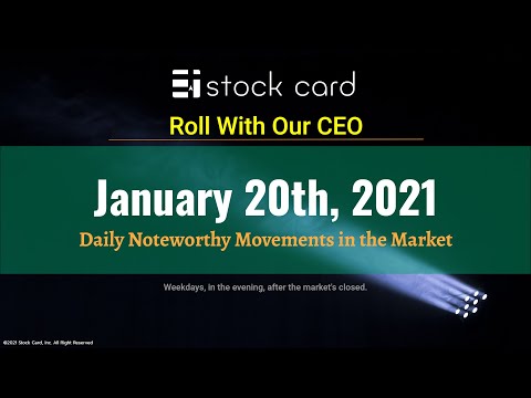 January 20th, 2021 - What happened in the stock market today?