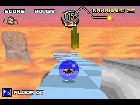 Super Monkey Ball Jr. (GBA / Game Boy Advance) - Impossible Advanced Floor 07