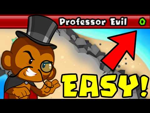 Easily Beat the NEW Professor Evil Challenge... (Bloons TD Battles)