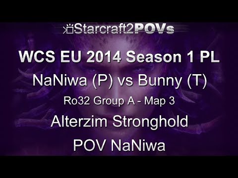 SC2 HotS - WCS EU 2014 S1 PL - NaNiwa vs Bunny - Ro32 Group A - Map 3 - Alterzim - NaNiwa