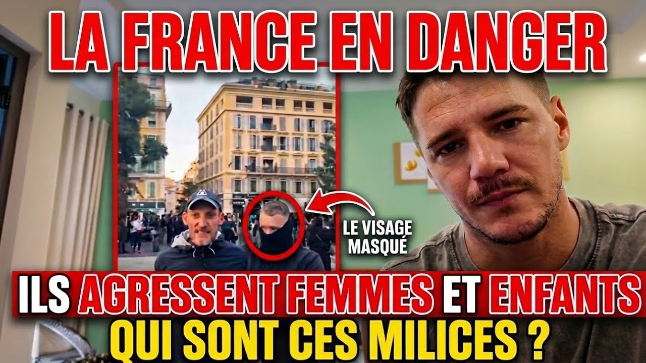 Danger en France 🇫🇷 Les milices fach😮 marche avec la Police 👮 