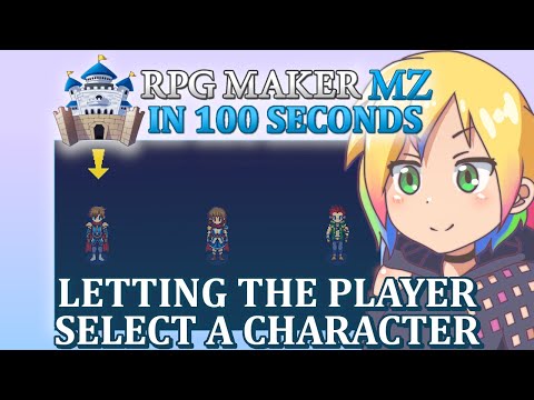 Letting the Player Select a Character // RPG Maker MZ In 100 Seconds