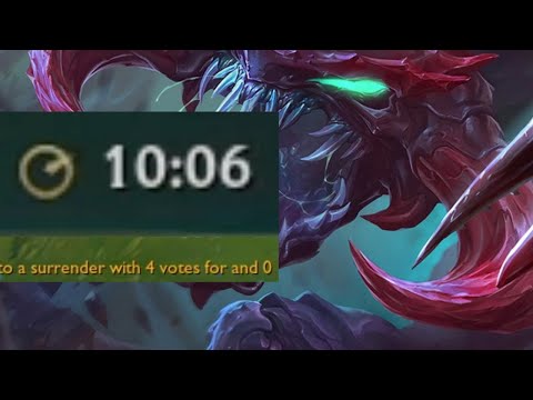 Maestr0 -How To Make them FF AT 10 MINS (Cho'gath Support)