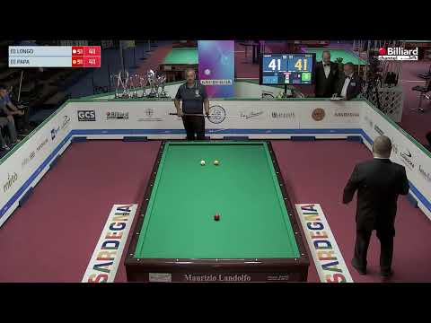 Longo Giuseppe VS Papa Salvatore - Campionati Italiani Carambola 2022/2023 - Calangianus