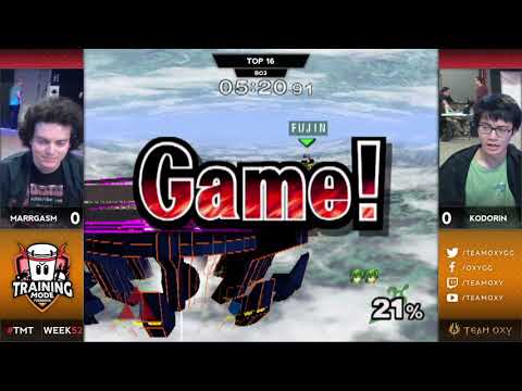 TMT 52 - KoDoRiN (Fox) VS Marrgasm (Sheik) - SSBM Top 16 - Melee