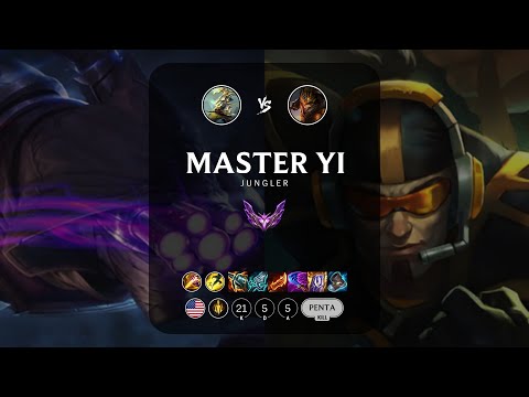Master Yi Jungle vs Jarvan IV - NA Master Patch 13.5