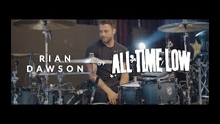 Video thumbnail for Rian Dawson of All Time Low (Kit Rundown) by SJC Custom Drums