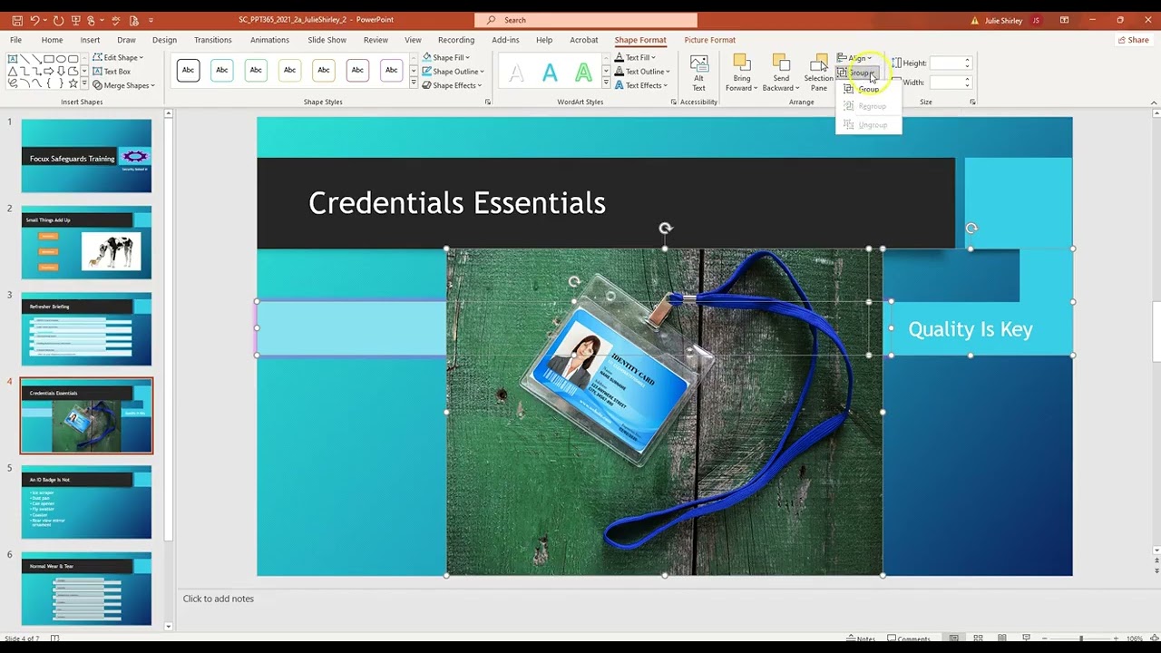 PowerPoint Focux Safeguards Training